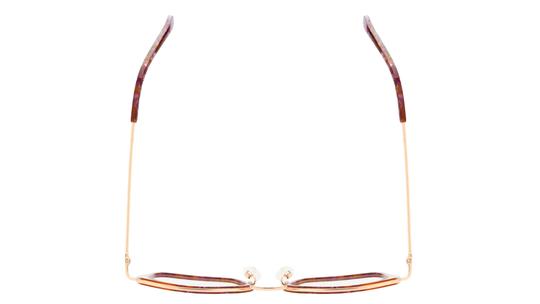 Lunettes de vue Lunatic Femme Ecaille Papillon Lun2505 Dessus