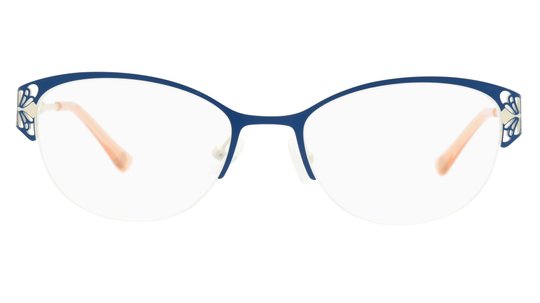 Lunettes de vue Baïa Femme Bleu Rectangle baia Face