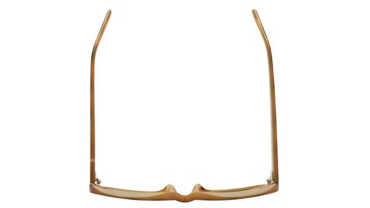 Lunettes de soleil Alternance Femme Marron Ovale alt24204 Dessus