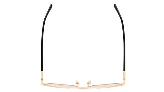 Lunettes de vue Levi's Femme Or Rectangle Lv Dessus