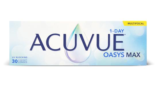 Lentilles de contact 1 Day Acuvue Oasys Max Multifocal Medium Boîte de 30