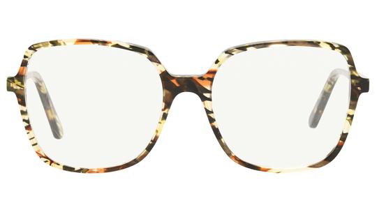 Lunettes de vue La Collection des Lunetiers Femme Ecaille Carré MARGAUX Face