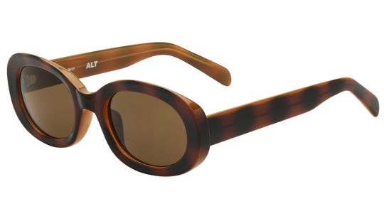 Lunettes de soleil Alternance Femme Marron Ovale alt24204 Trois-Quart