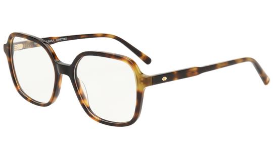 Lunettes de vue Jasma Femme Ecaille Rectangle Jas2502 Trois-Quart