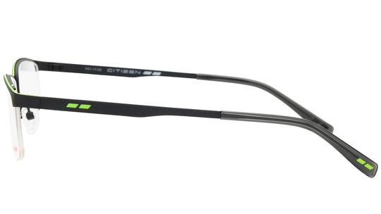 Lunettes de vue Citizen Mixte Gris Rectangle Ctz2603 Gauche