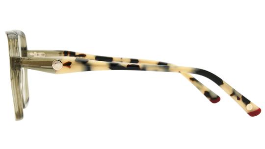 Lunettes de vue Siralya Femme Vert Carré Sir2507 Face