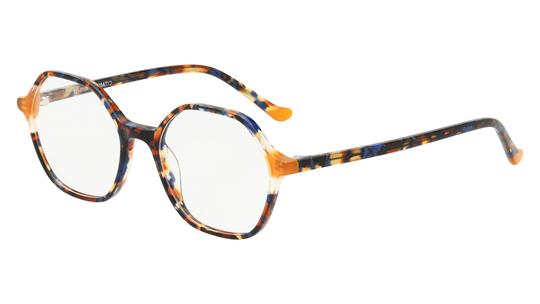 Lunettes de vue Lunatic Femme Bleu Tonneau Lun2606 Trois-Quart