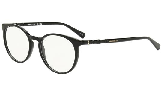 Lunettes de vue Longchamp Femme Noir Pantos LO2768 Trois-Quart