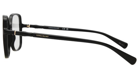 Lunettes de vue Longchamp Femme Noir Carré LO2802 Gauche