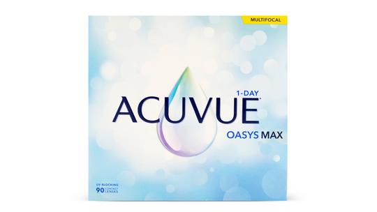 Lentilles de contact 1 Day Acuvue Oasys Max Multifocal Low Boîte de 90