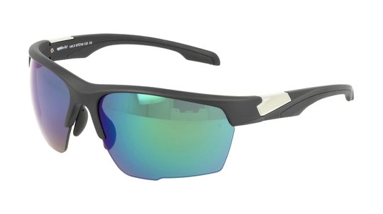 Lunettes de soleil Optiswiss Homme Noir Rectangle Osm004 Face