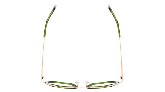 Lunettes de vue Lunatic Femme Vert Carré lunatic Dessus