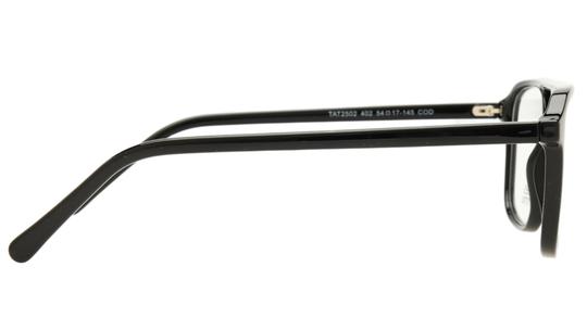 Lunettes de vue têtes à TETES Homme Noir Aviateur Tat2502 Droite