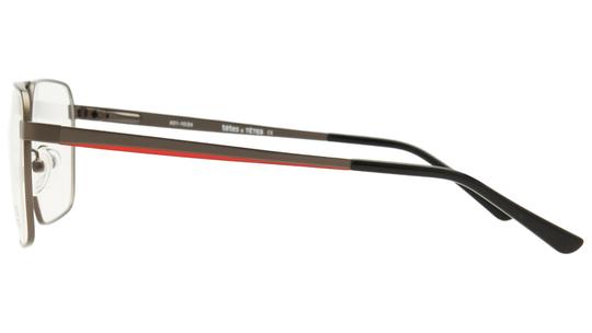 Lunettes de vue têtes à TETES Homme Gris Aviateur Tat2503 Gauche