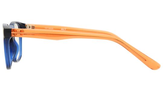 Lunettes de vue Alternance Enfant Bleu Rectangle alt26104 Gauche