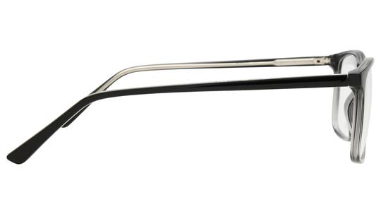Lunettes de vue têtes à TETES Homme Noir Rectangle tat2603 Droite
