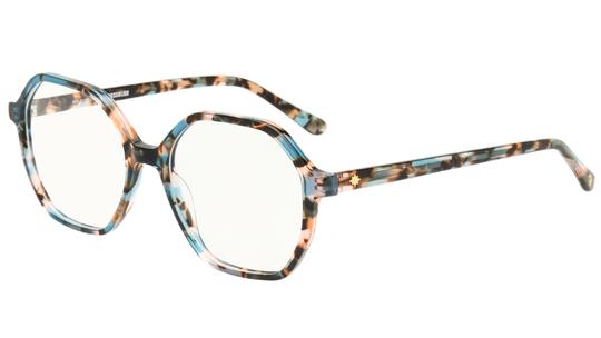 Lunettes de vue La Paresseuse Femme Bleu Carré Par2502 Trois-Quart