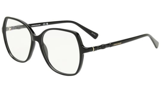 Lunettes de vue Longchamp Femme Noir Carré LO2769 Trois-Quart