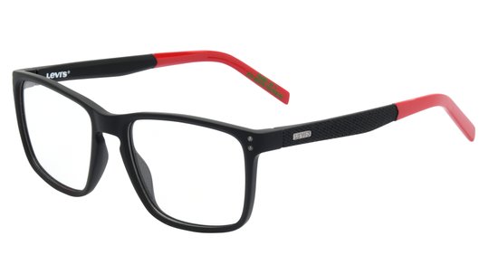 Lunettes de vue Levi's Homme Noir Rectangle Lv5061 Trois-Quart