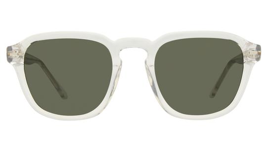 Lunettes de soleil Alternance Mixte Transparent Rectangle alt26202 Face