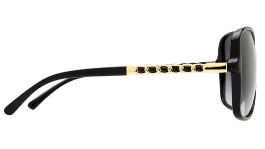 Lunettes de soleil VIP Femme Noir Rectangle Vip2512 Droite