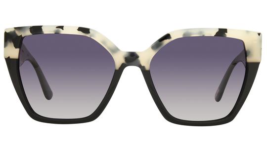 Lunettes de soleil Pol&Sun Femme Noir Papillon pos2601 Face