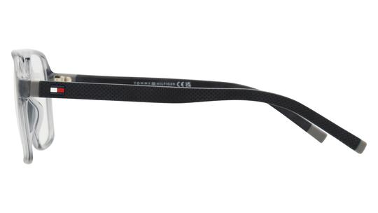 Lunettes de vue Tommy Hilfiger Homme Gris Aviateur Th2379 Gauche