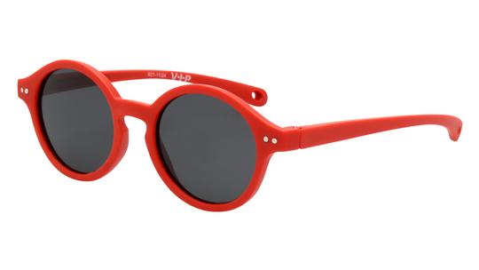 Lunettes de soleil VIP Enfant Rouge Ronde Vip2513 Trois-Quart