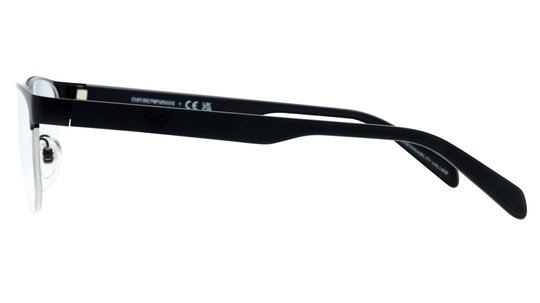 Lunettes de vue Emporio Armani Homme Noir Rectangle Ea1162 Gauche