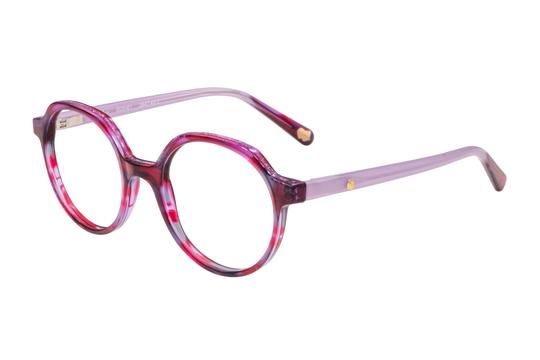 Lunettes de vue Princesse Disney  Violet Rond DPAA248D42 Gauche
