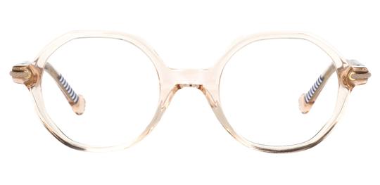 Lunettes de vue Petit Bateau Enfant Orange Arrondie Ouessant Face