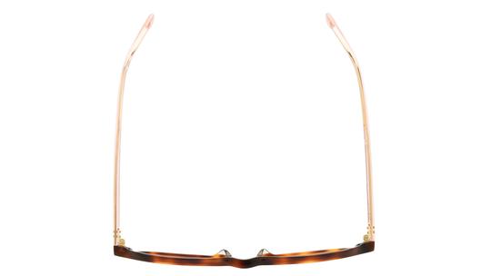 Lunettes de vue Siralya Femme Ecaille Ronde Sir2502 Dessus