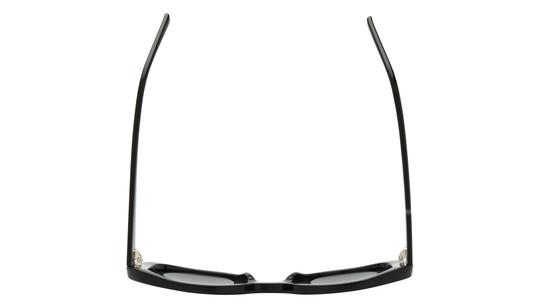Lunettes de soleil Alternance Femme Noir Rectangle alt25214 Dessus