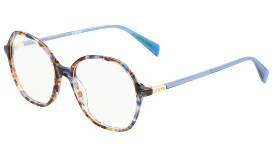 Lunettes de vue Levi's Femme Bleu Ronde lv1106 Trois-Quart