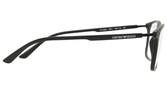 Lunettes de vue Emporio Armani Homme Noir Rectangle EA3237 Droite