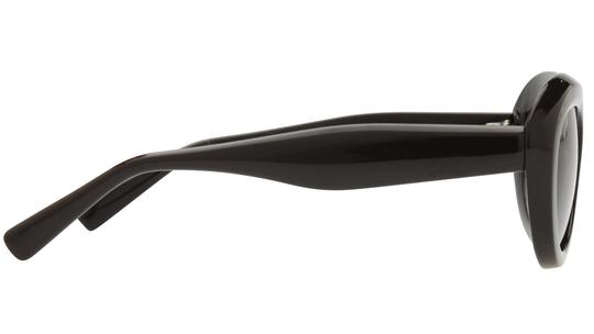 Lunettes de soleil Alternance Femme Marron Ovale alt25217 Droite