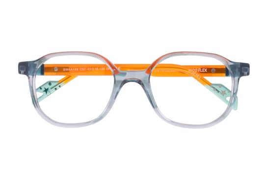 Lunettes de vue Star Wars  Bleu Wayfarer SWAA149C67 Face