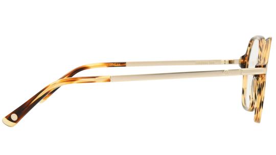 Lunettes de vue Siralya Femme Marron Tonneau Sir2508 Gauche