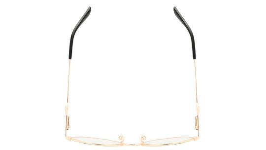 Lunettes de vue Guess Femme Noir Arrondie GU50348 Dessus