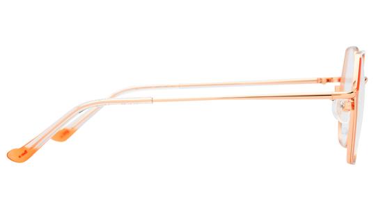 Lunettes de vue Lunatic Femme Rose Carré Lun2407 Droite