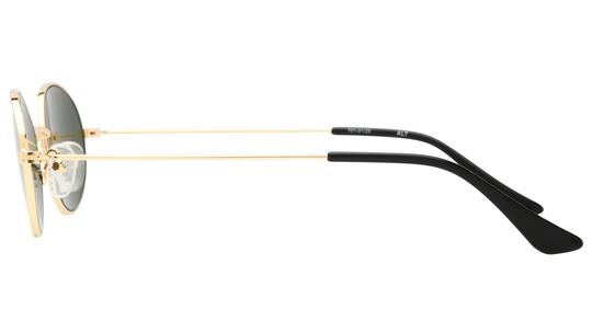 Lunettes de soleil Alternance Femme Or Ovale alt25213 Gauche